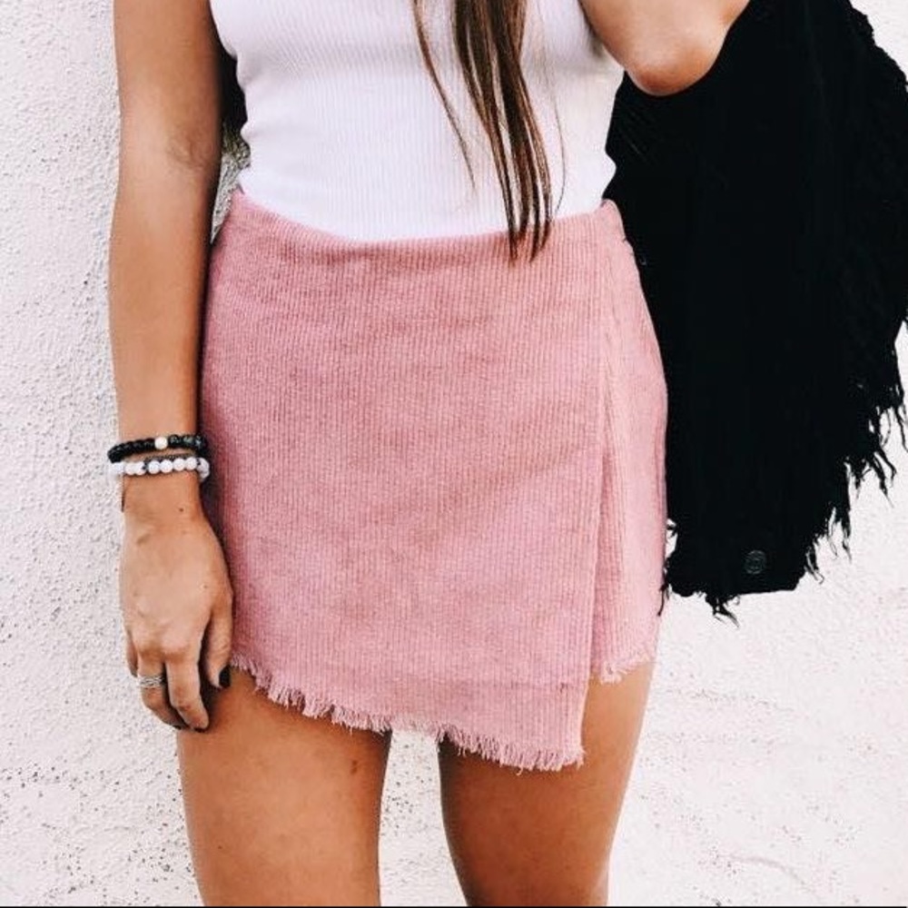 American Threads Corduroy Pink Skort